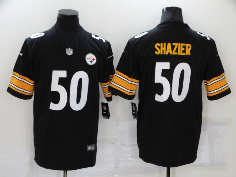 Men's Pittsburgh Steelers Ryan Shazier #50 Black Jersey